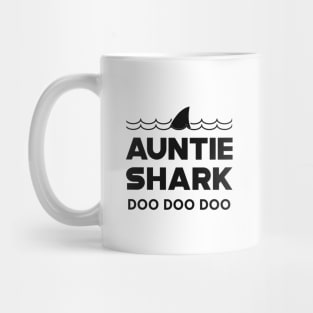 Auntie Shark doo doo doo Mug